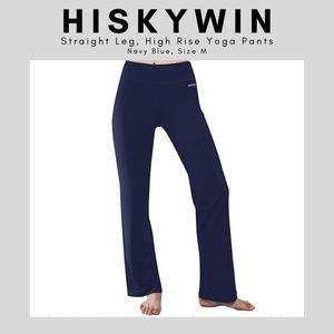 Hiskywin, Pants & Jumpsuits, Hiskywin Inner Pocket Flare Yoga Pants In  Grey